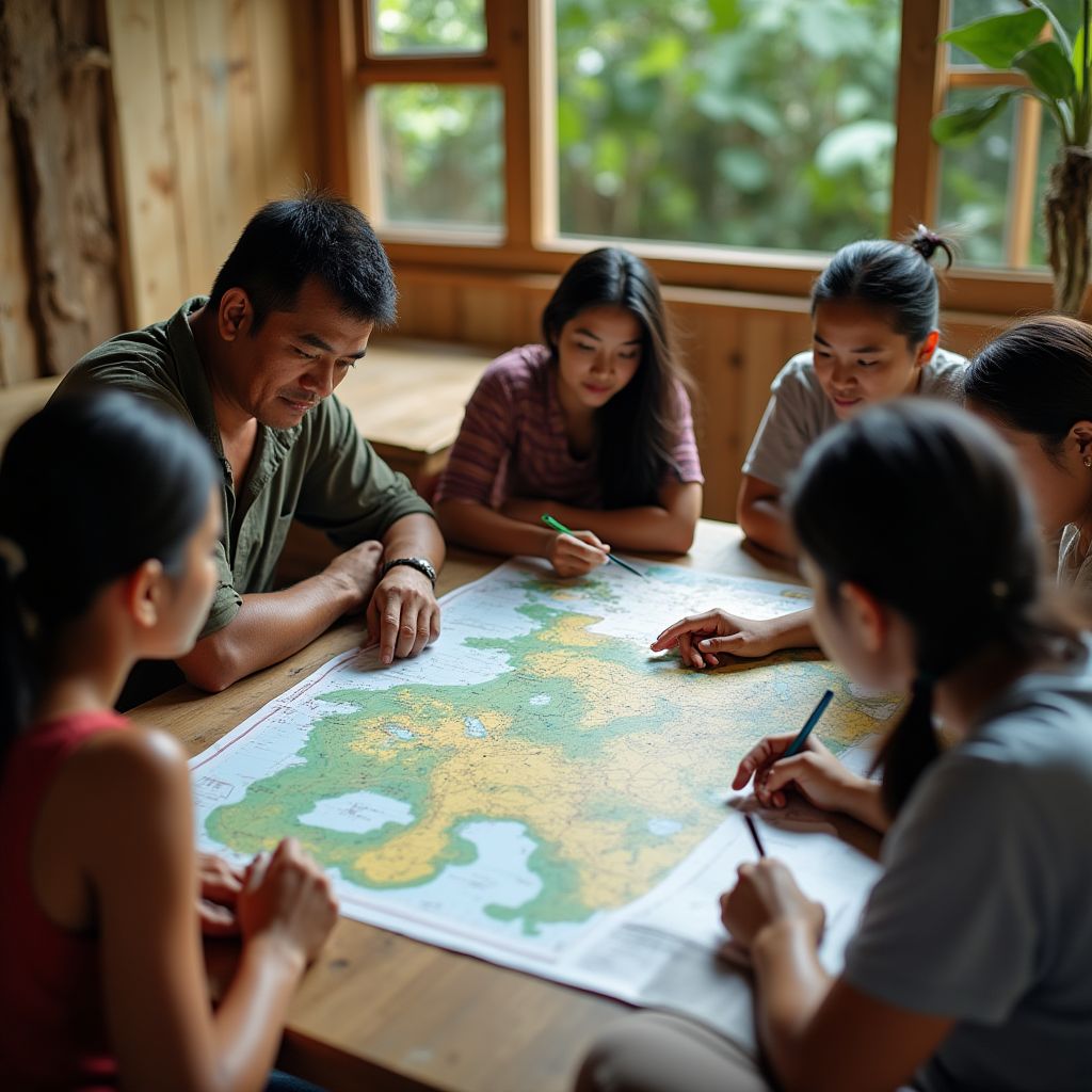 Taller de capacitación con comunidad local